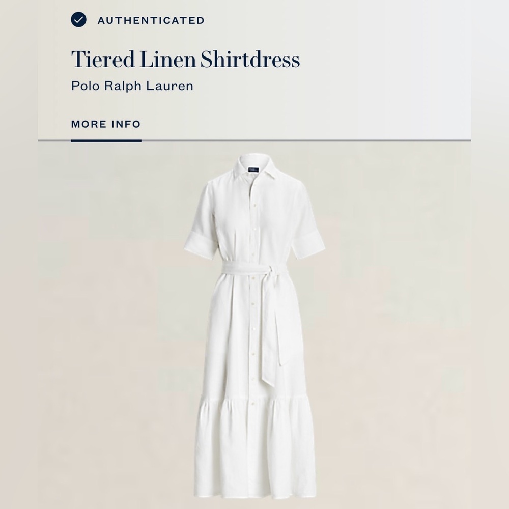 Polo Ralph Lauren Tiered Linen Dress